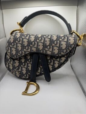 Christian Dior Oblique Mini Saddlebag
